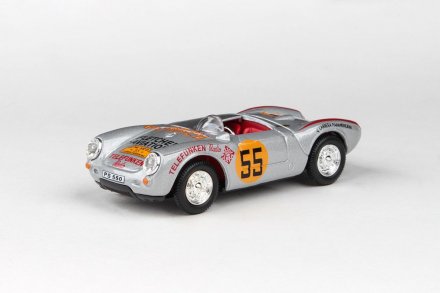 Cararama 1:43 - Porsche 550A - Racing Silver